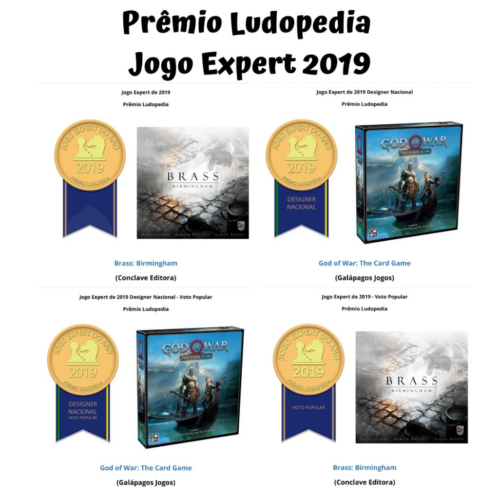 Premiação Ludopedia 2020 - Movimento RPG